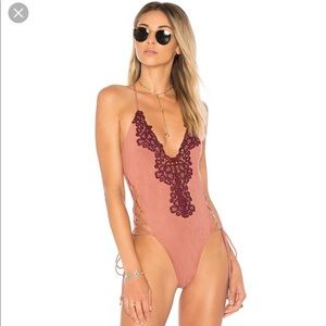 Blue Life crotchet one piece